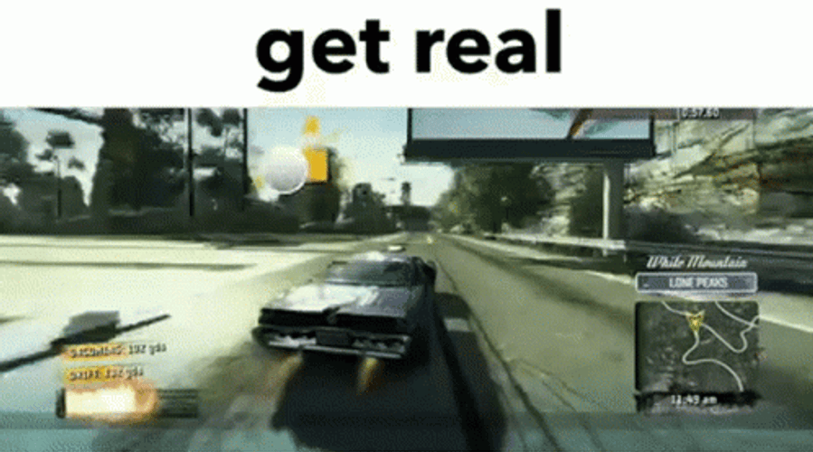 Burnout Game Flying High Get Real GIF