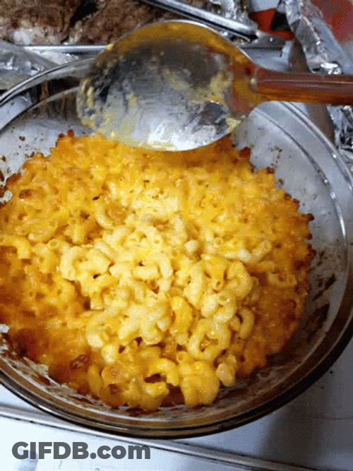 Burnt Mac N Cheese GIF