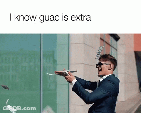 Burrito Wrapped In Foil With Scythe Wants Chipotle GIF