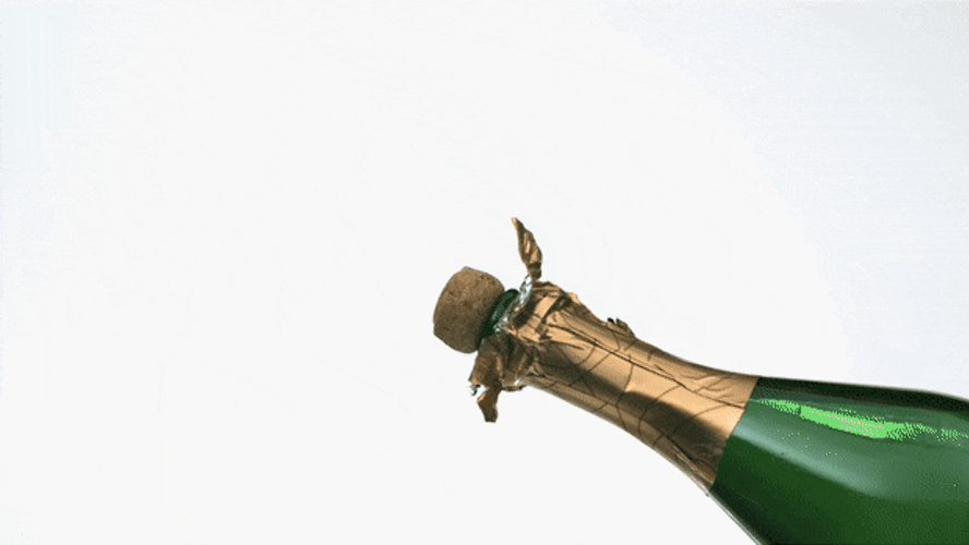 Burst Wine Cork Champagne Popping GIF