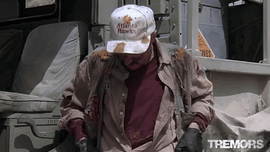 Burt Gummer Draw Guns GIF