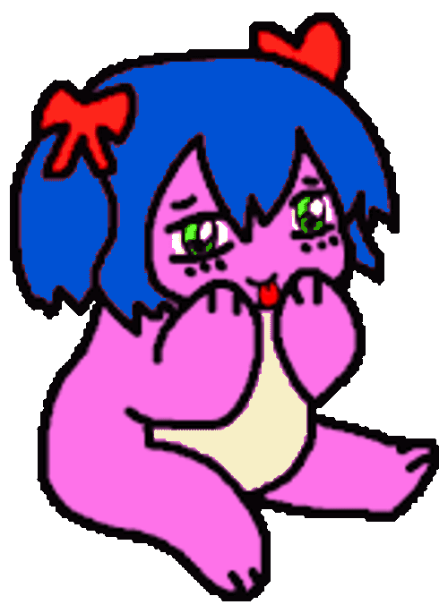 Bury Pink Girl Beary Pink Girl Sticker GIF