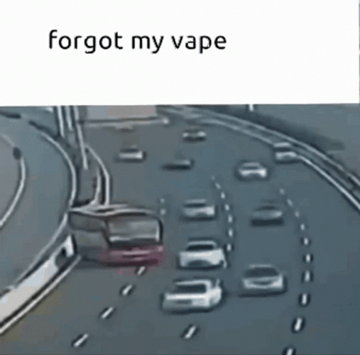 Bus Traffic Forgot My Vape GIF