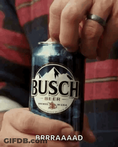 Busch Light Beer Brad GIF