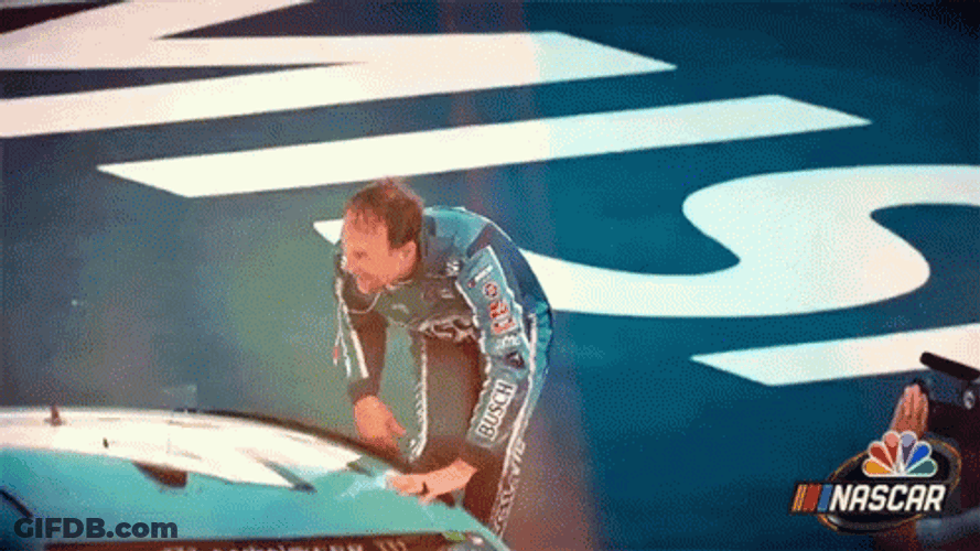 Busch Race Winner Champion GIF