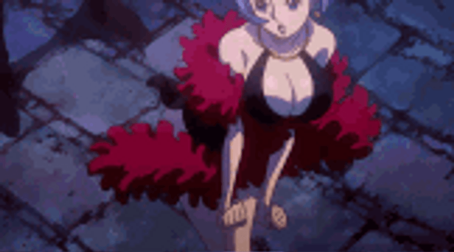 Busty Anime Girl One Piece Carina Bounce GIF