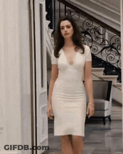 Busty Anne Hathaway GIF