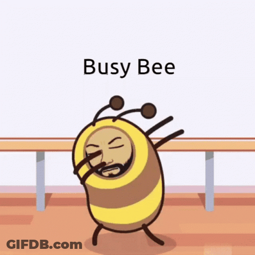 Busy Bee Dabbing Meme GIF