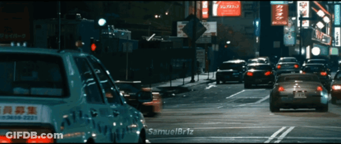 Busy City Street With Samuelbriz GIF