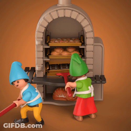 Busy Elf Bakery GIF