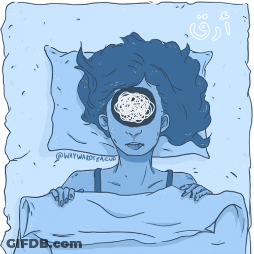Busy Mind Cant Sleep GIF