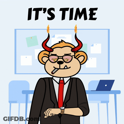 Busy Monday Bully Boss It's Time GIF