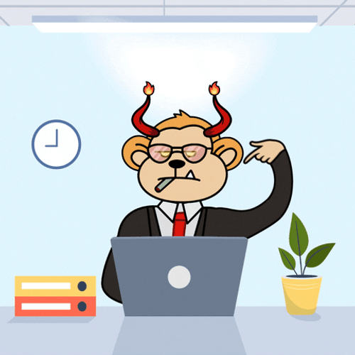 Busy Monday Bully Boss Robotic Typing GIF