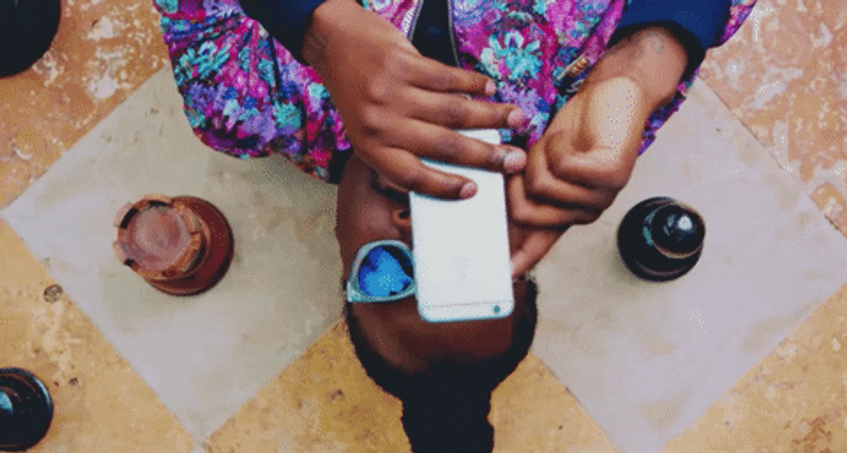 Busy Typing On Iphone GIF