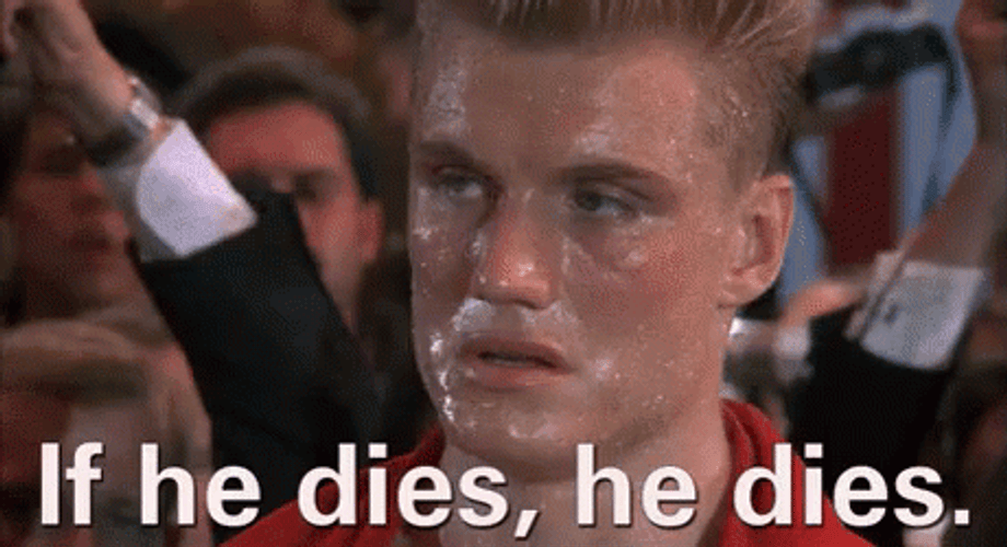 But Did You Die Rocky IV Dolph Lundgren GIF