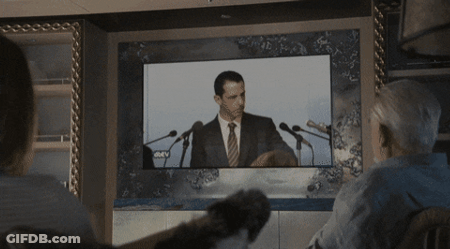 But Watching Politician On Tv GIF