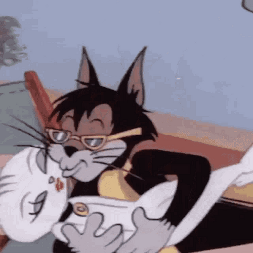 Butch Kissing Toodles Galore Cartoon Love GIF