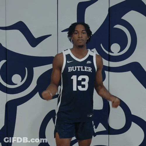Butler Bulldogs Member Showing Muscles GIF
