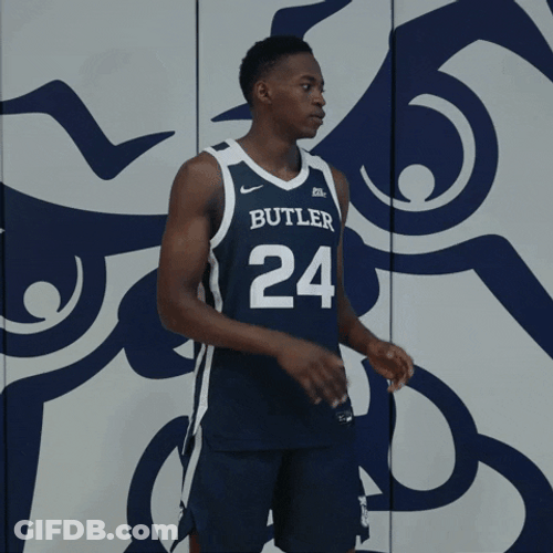 Butler Bulldogs Member Straight Face GIF