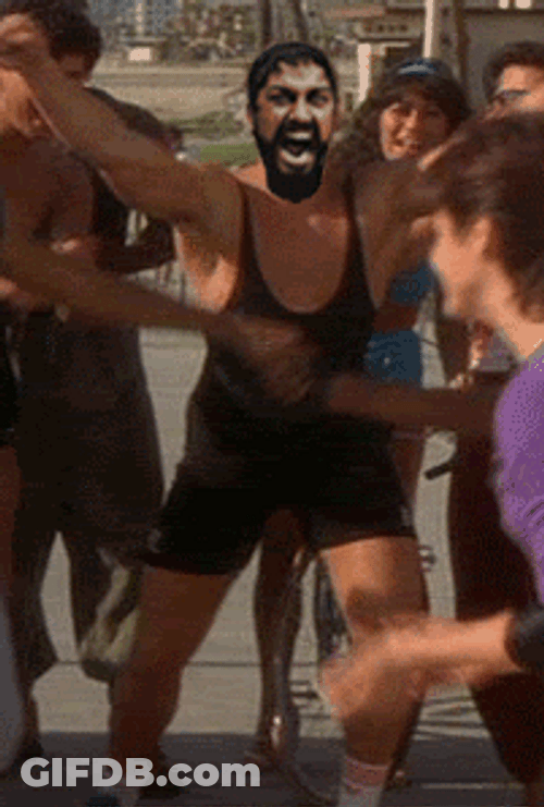 Butler This Is Sparta Meme GIF