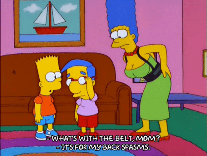 Butt Hurt Large Marge Simpson GIF