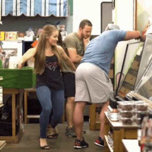 Butt Slap Big Booty Man GIF