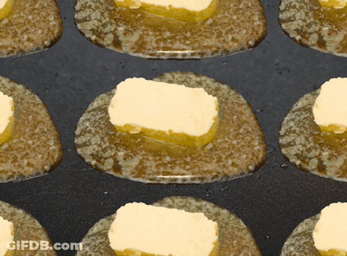 Butter Bubbles Cooking GIF