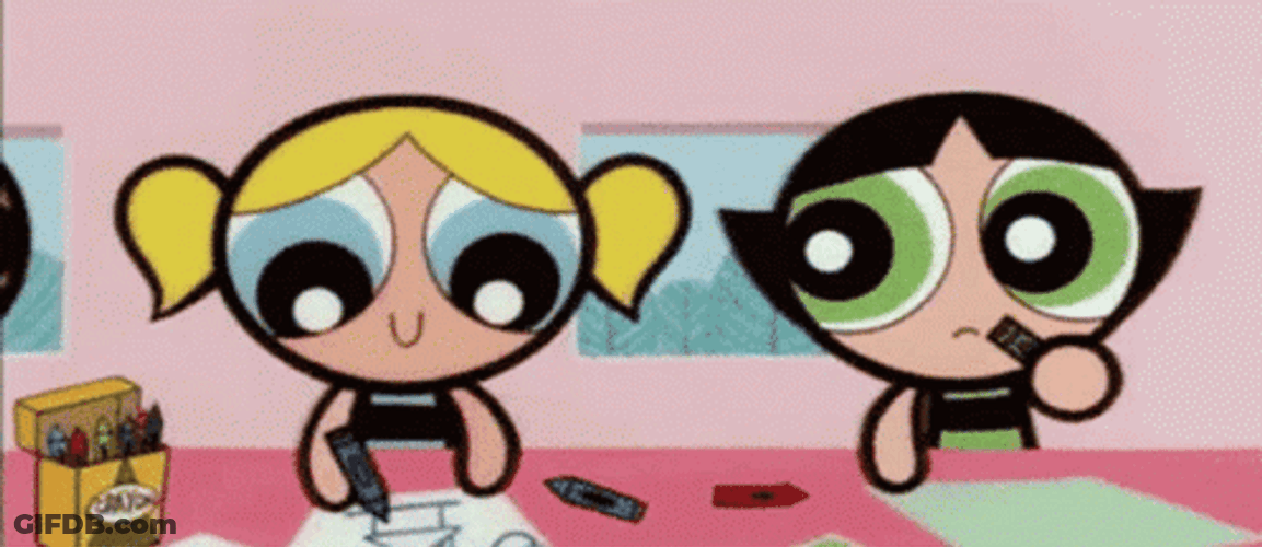 Buttercup Bully Face Powerpuff Girls GIF