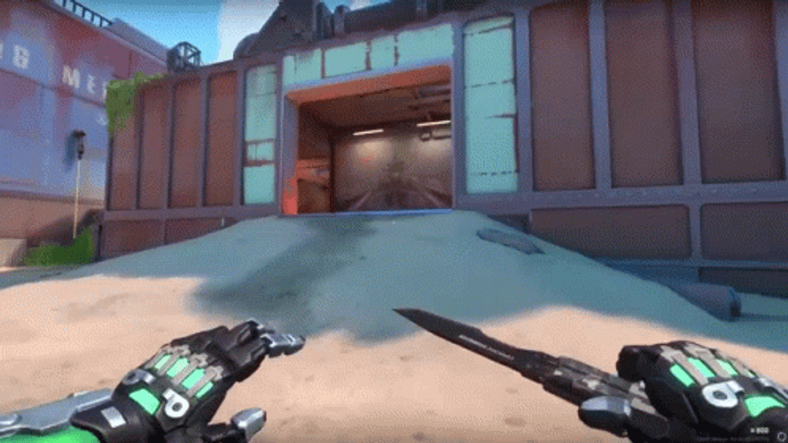 Butterfly Knife Valorant Game GIF