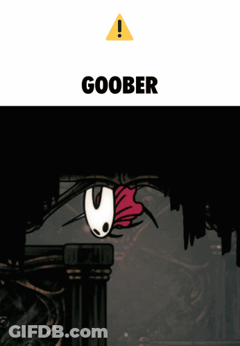 Butterfly Poster Saying Goober GIF