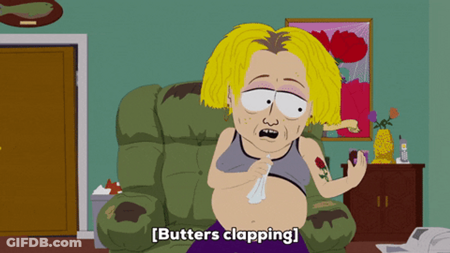 Butters Clapping Something GIF