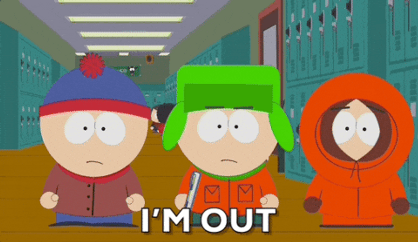 Butters I'm Out GIF