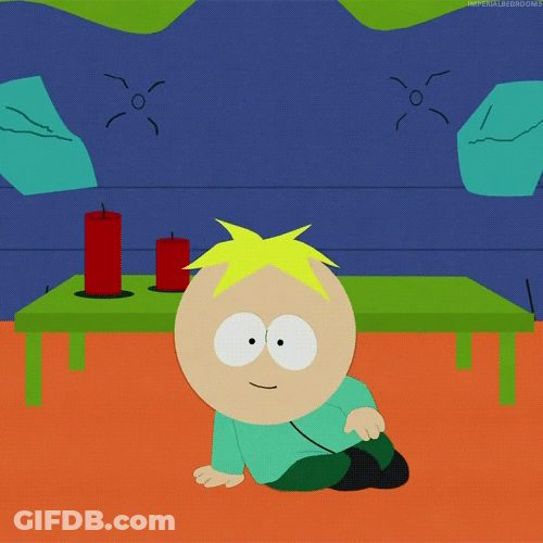 Butters Quietly Sitting GIF