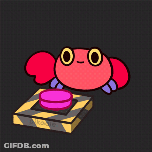 Button Click Earth Blow Up GIF