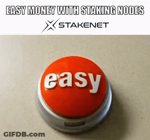 Button Saying Easy GIF