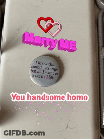 Button Saying Marry Me GIF