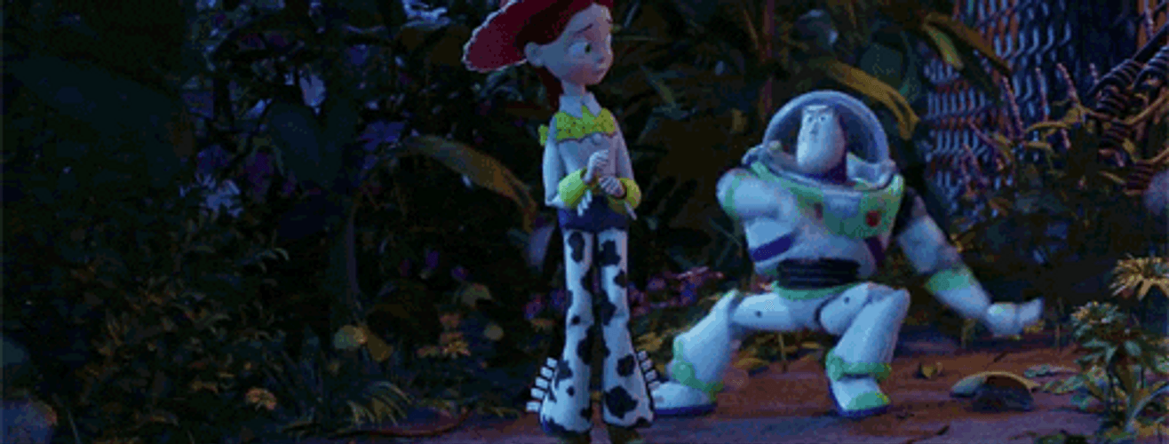 Buzz Dancing To Jessie In Toy Story GIF