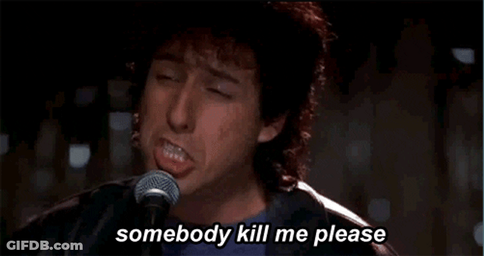 Buzz Kill Adam Sandler The Wedding Singer GIF