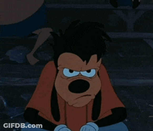 Buzz Kill Frustrated Max Goof GIF