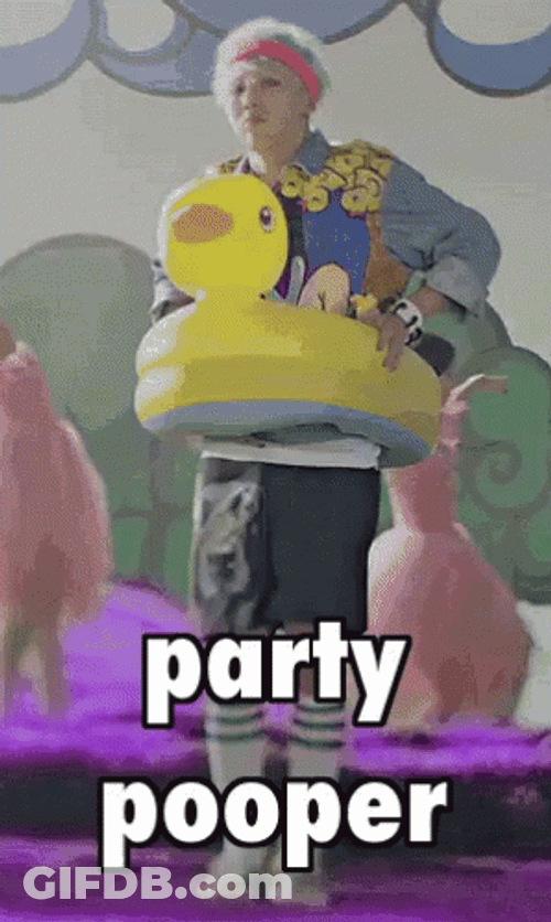 Buzz Kill K Pop Bursting Inflatable GIF