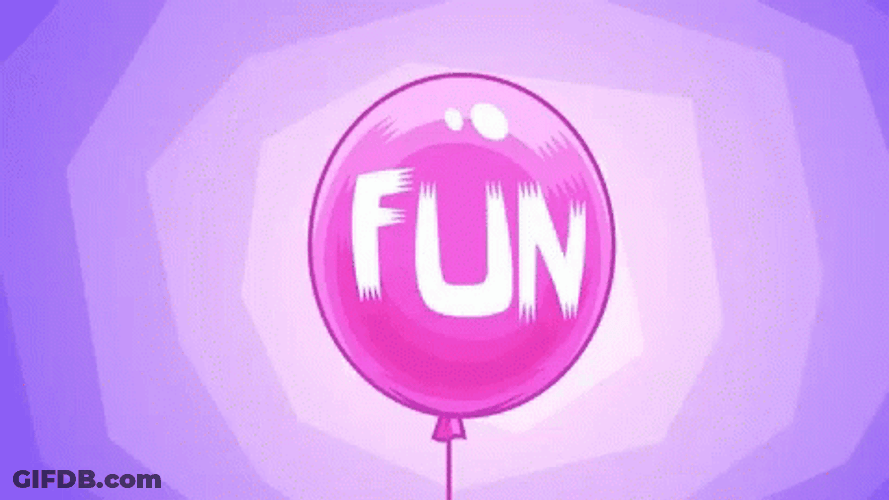 Buzz Kill Popping Fun Balloon Animation GIF