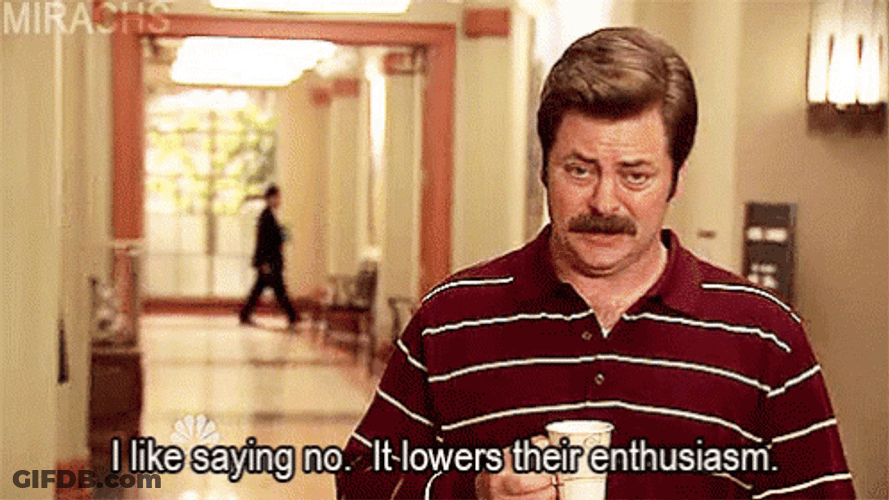 Buzz Kill Ron Swanson Parks And Reacreation GIF
