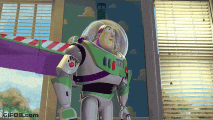 Buzz Lightyear About To Soar GIF