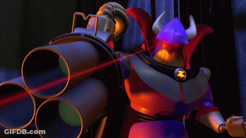 Buzz Lightyear And Slinky Dog Fighting GIF