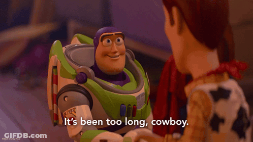 Buzz Lightyear And Woody From Toy Story GIF