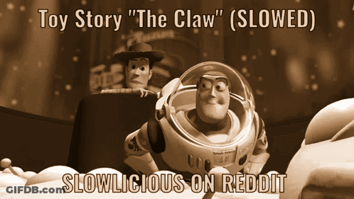 Buzz Lightyear And Woody From Toy Story Slowed On Reddit GIF