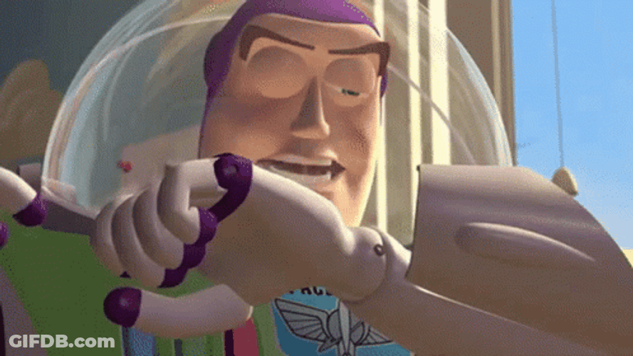 Buzz Lightyear Discussing The Mission GIF