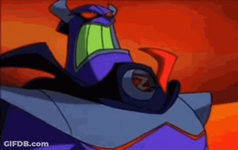 Buzz Lightyear Evil Emperor Zurg GIF