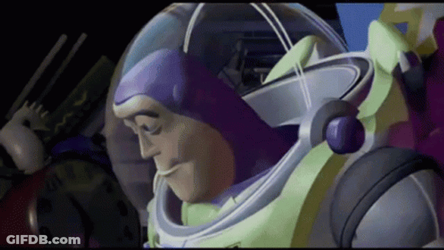 Buzz Lightyear First Time Thinking Clearly GIF