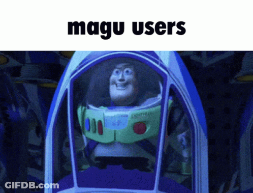 Buzz Lightyear In Spaceship Saying Magu Users GIF
